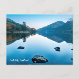 Loch Eck in Blue, Schottland Postcard Postkarte