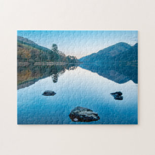 Loch Eck in Blue, Scotland Jigsaw Puzzle