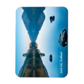 Loch Eck in Blue, Scotland Magnet (Vertikal)