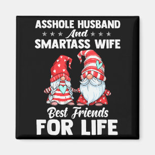 Loch-Ehemann und intelligente Ehefrau beste Freund Magnet