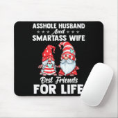 Loch-Ehemann und intelligente Ehefrau beste Freund Mousepad (Mit Mouse)