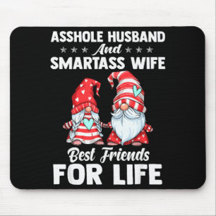 Loch-Ehemann und intelligente Ehefrau beste Freund Mousepad