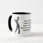 Loch--Ein In der Gedenken-Tasse kundengerecht Tasse (Vorderseite Links)