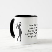 Loch--Ein In der Gedenken-Tasse kundengerecht Tasse (Vorderseite Links)