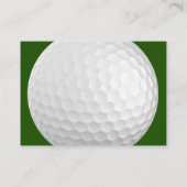 Loch-Entwurf des Golf-18 Visitenkarte (Rückseite)