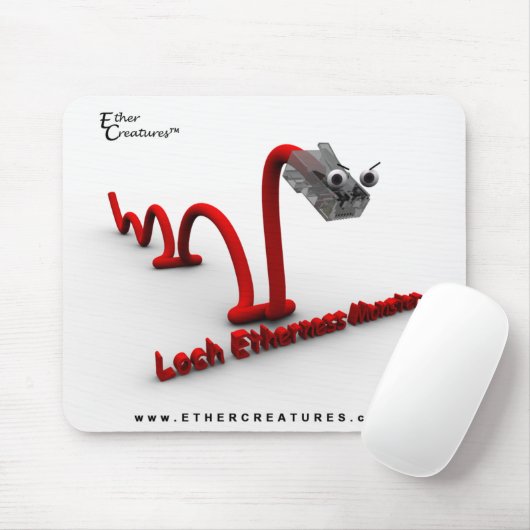 Loch Etherness Monster Mousepad (Mit Mouse)