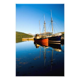 Loch Fyne, Inveraray, Foto Print in Schottland