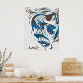 Loch im Kopf Poster (Küche)