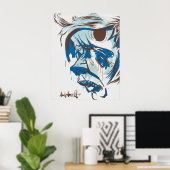 Loch im Kopf Poster (Heimbüro)