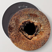 Loch im Rost Button (Vorne & Hinten)