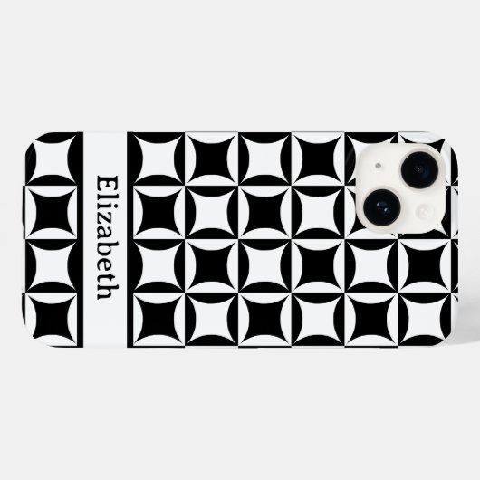 Loch im Türmuster Name Case-Mate iPhone Hülle (Rückseite (Horizontal))