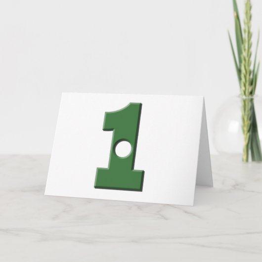 Loch in 1 karte (Vorderseite)