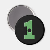 Loch in 1 magnet (Vorderseite/Rückseite)