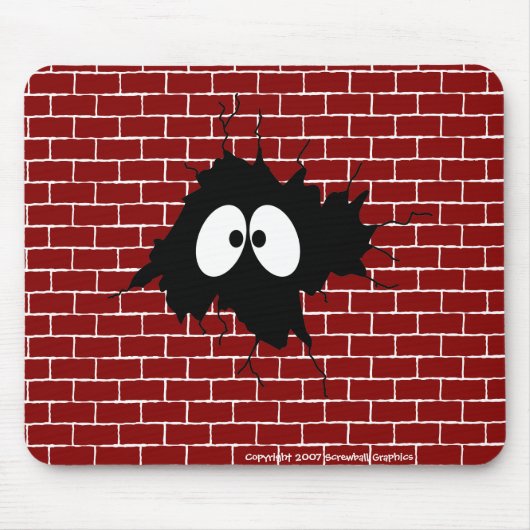 Loch in der Wall Mousepad (Vorne)