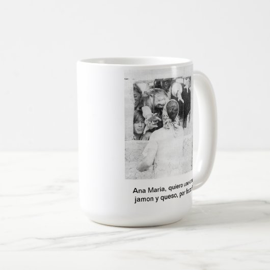 Loch in der Wand-GedenkTasse Kaffeetasse (VorderseiteRechts)