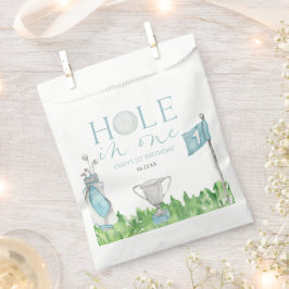 Loch in einem Blue Golf 1. Geburtstag Party Geschenktütchen