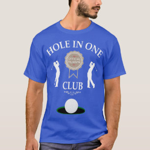 Loch in einem Club Funny Mens Golf Spaß T-Shirt