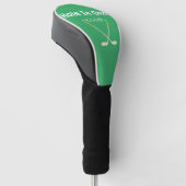 Loch in einem Club Golf Headcover (angewinkelt)