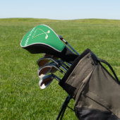 Loch in einem Club Golf Headcover (In SItu)