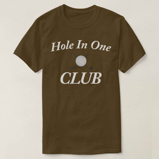 Loch in einem Club Golf Shirt 1 (Design vorne)