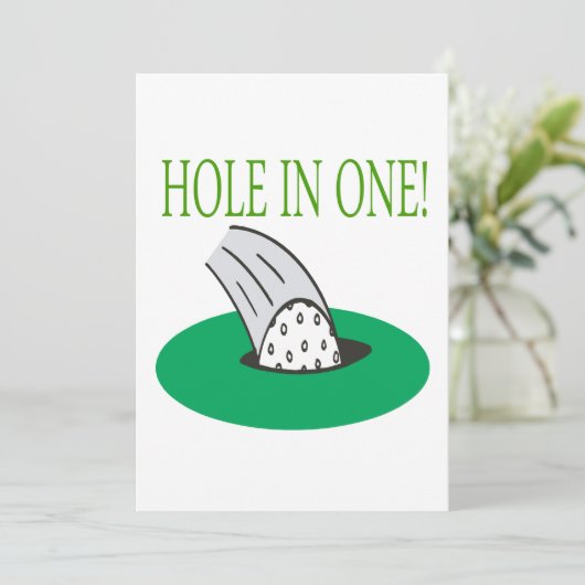 Loch in einem einladung (Stehend Vorderseite)