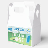 Loch in einem Gastgeschenk Box, Golf Geburtstag Geschenkschachtel (Geöffnet)