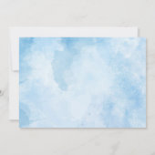 Loch in einem Golf 1. Geburtstag Einladung (Rückseite)