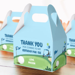 Loch in einem Golf Boy Erster Geburtstag Par-T-Shi Geschenkschachtel
