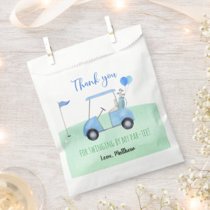 Loch in einem Golf Erstgeburtstag Par-T Geschenktütchen