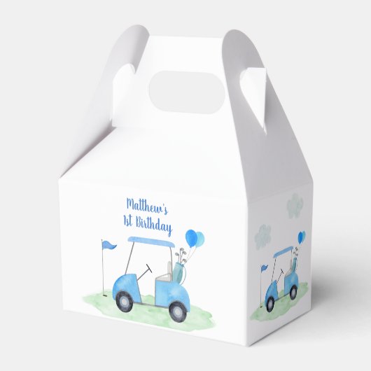 Loch in einem Golf Geburtstag Par-T Geschenkschachtel (Vorderseite)