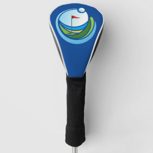 Loch in einem golf headcover