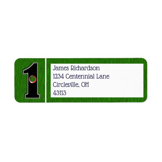 Loch in einem Golf Lucky Charm (Vorne)