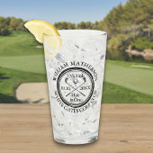Loch in einem Golf Personalisiert Glas