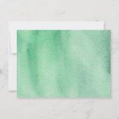 Loch in einem Golf zum ersten Geburtstag Dankeskarte (Rückseite)