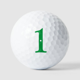 Loch in einem Golfball