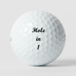 Loch in einem Golfball