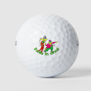 Loch in einem golfball