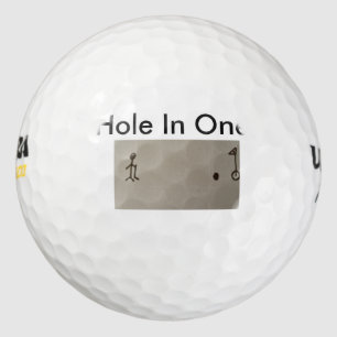Loch in einem Golfball
