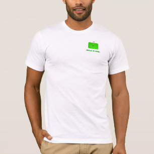 Loch in einem! Golfball und Golf-Flagge T-Shirt