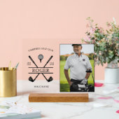 Loch in einem Golfer-Foto Acrylschild (Hochzeit)