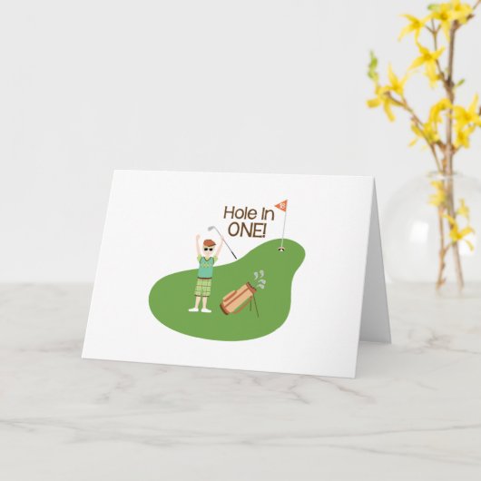 Loch in einem karte (Gelbe Blume)