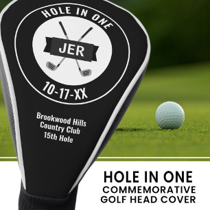 Loch in einem klassischen Golfer Custom Award Golf Headcover