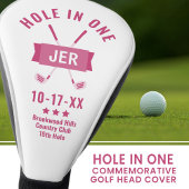 Loch in einem klassischen Golfer-Custom-Rosa für s Golf Headcover