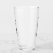 Loch in einem Personalisierten Retro-Stil Golfer-G Glas (Links)