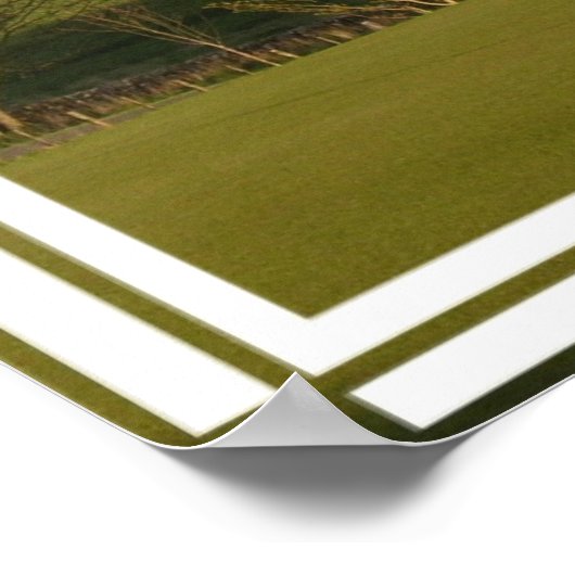 Loch in einem Poster (Ecke)