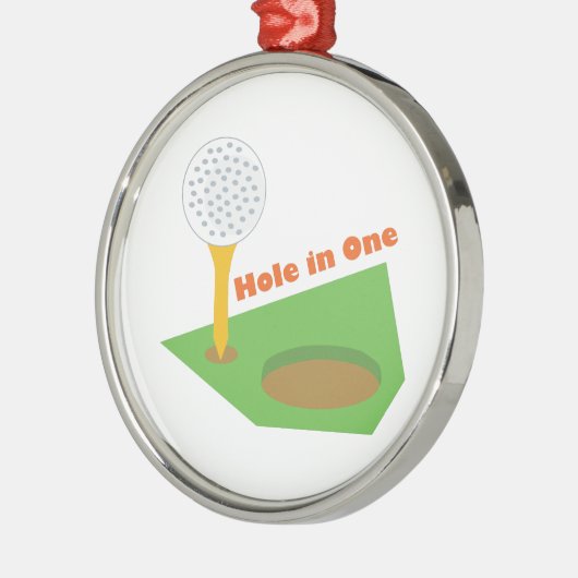 Loch in einem silbernes ornament (Links)