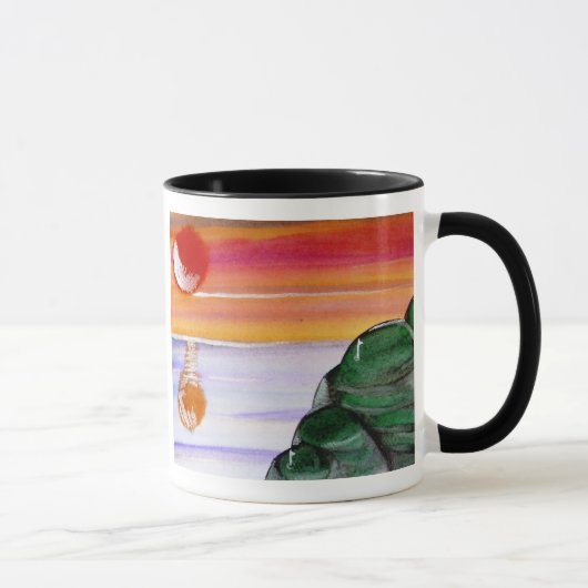 … Loch in einer… Kunst durch Jutta Gabriel… Tasse (Rechts)