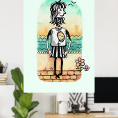 Loch in meinem Herzen Poster (Heimbüro)