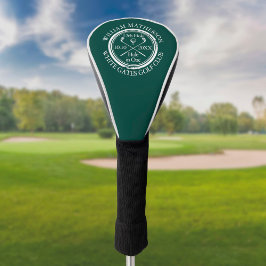 Loch in One Classic Emerald Green Personalisiert Golf Headcover