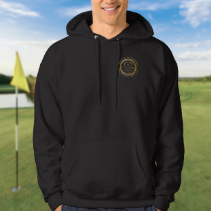 Loch in One Classic Gold Golf Personalisiert Hoodie